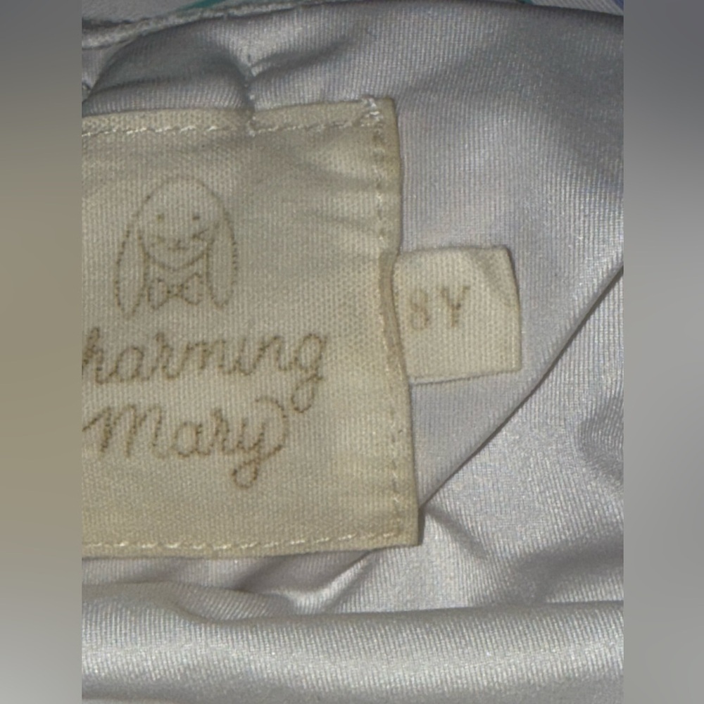 GUC Charming Mary size 8Y Striped Ruffle One Piece Bathing Suit - Picture 3 of 3